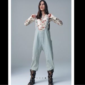 NWT We the Free High Roller Railroad Jumpsuit XS